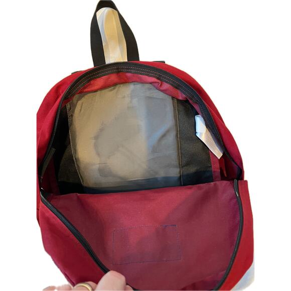 JanSport Red Big Student 2 Section Backpack - Picture 3 of 3